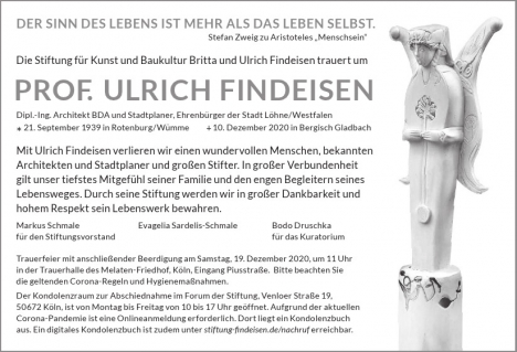 Traueranzeige von ULRICH  FINDEISEN  von Berliner Morgenpost